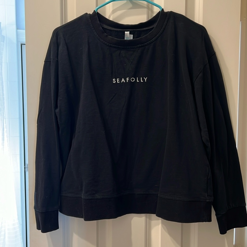 SEAFOLLY cropped sweatshirt
